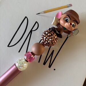Disney Doorables: The Great Mouse Detective: Basil handmade bead pen
